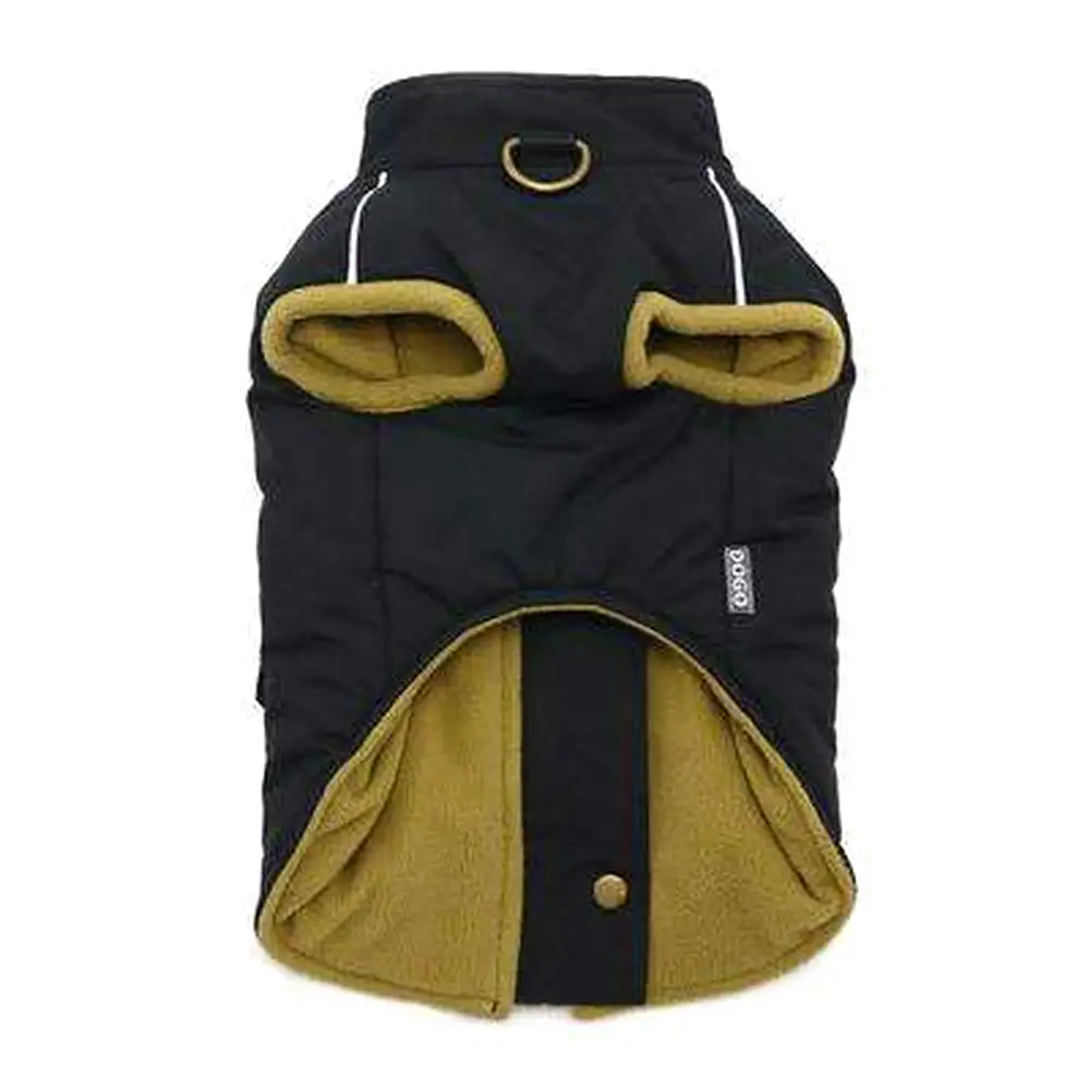 Pocket Runner Dog Coat - Black