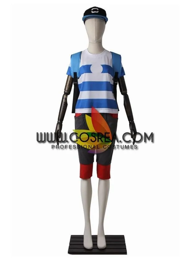 Pokemon Sun And Moon Male Protagonist Cosplay Costume