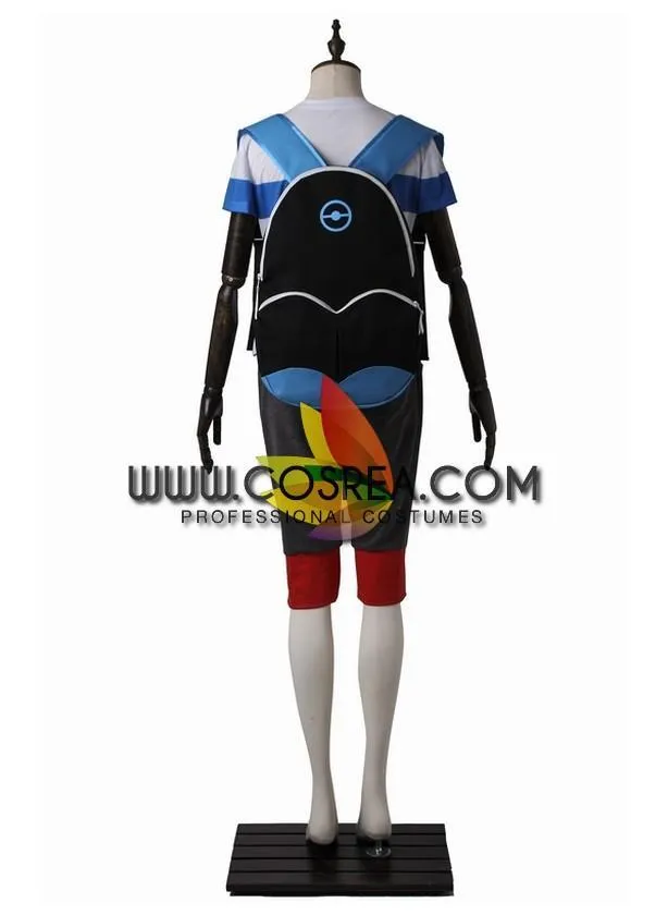 Pokemon Sun And Moon Male Protagonist Cosplay Costume