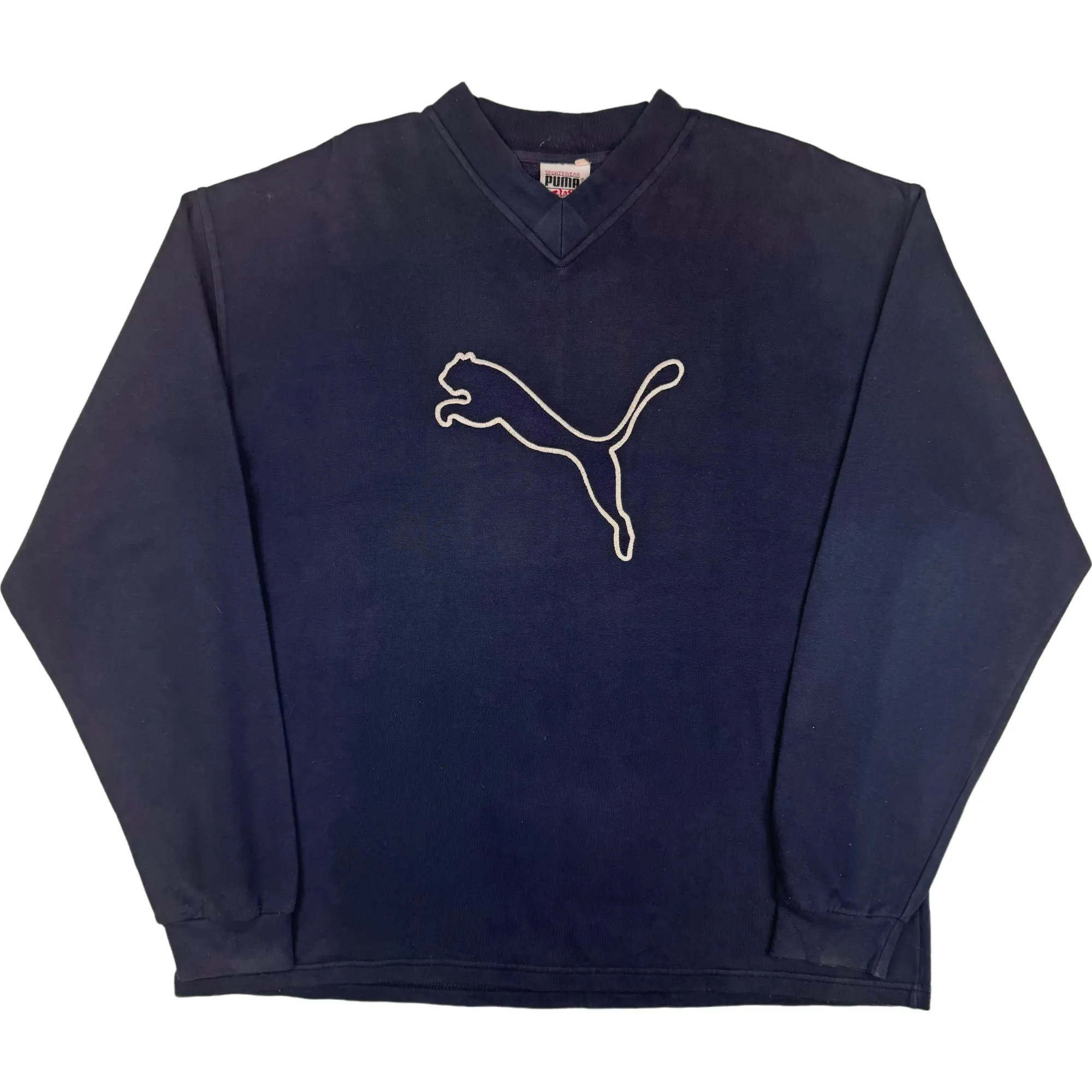 Puma Classic 00's Embroidered Sportswear Navy Sweatshirt