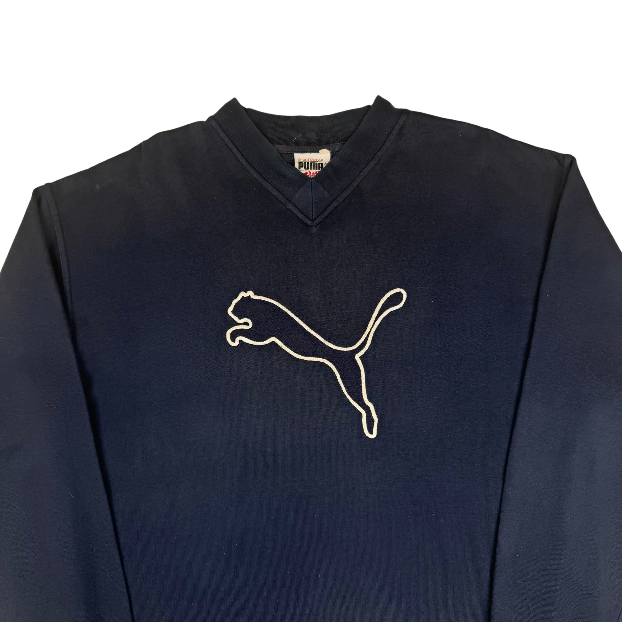 Puma Classic 00's Embroidered Sportswear Navy Sweatshirt