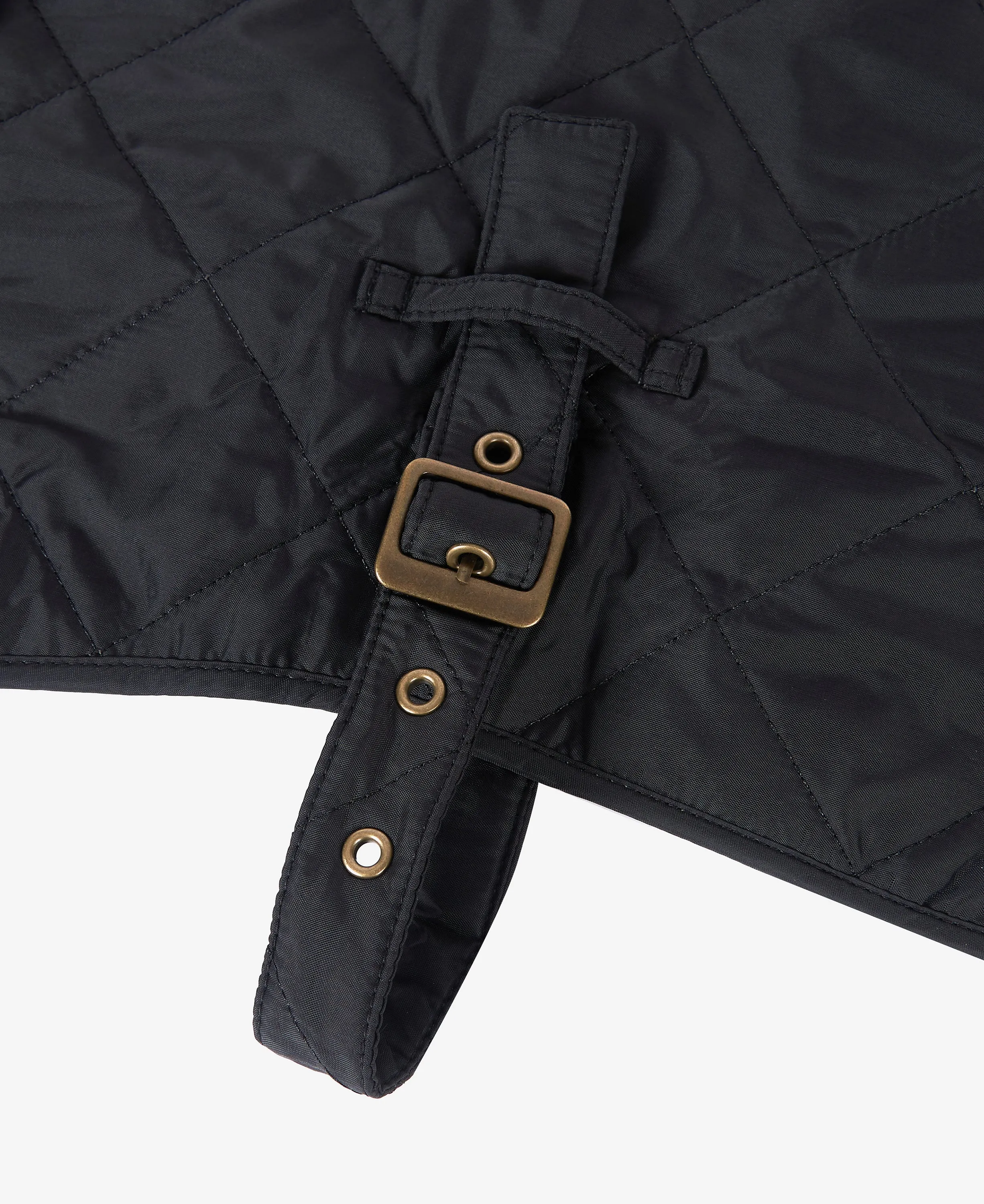 Quilted Dog Coat Black