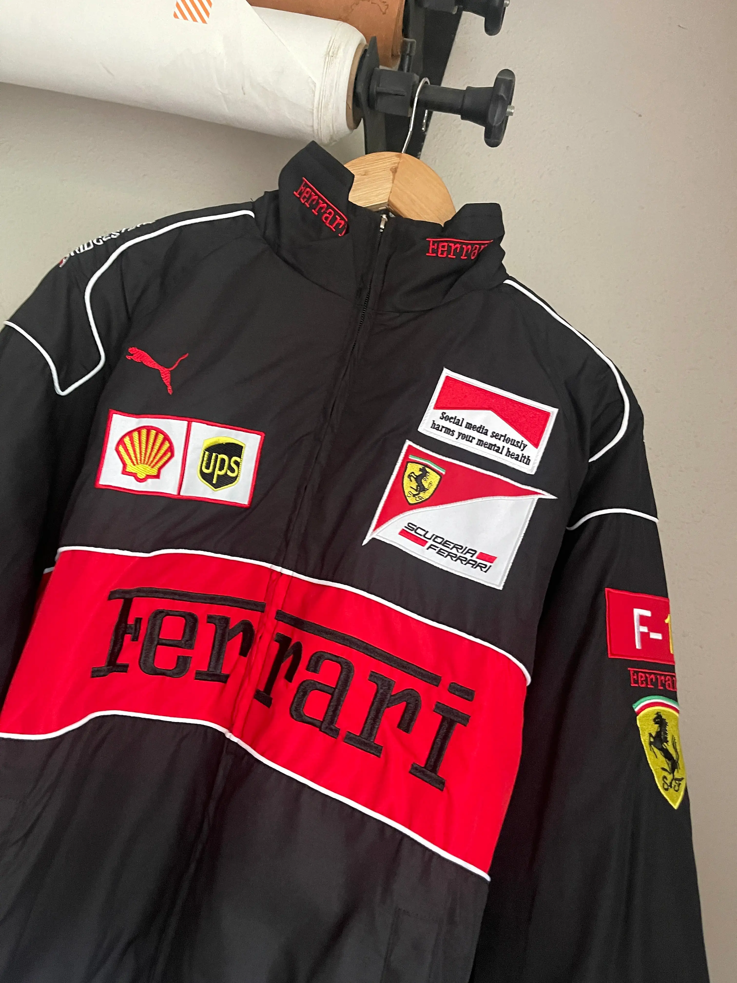 Racing Black Jacket