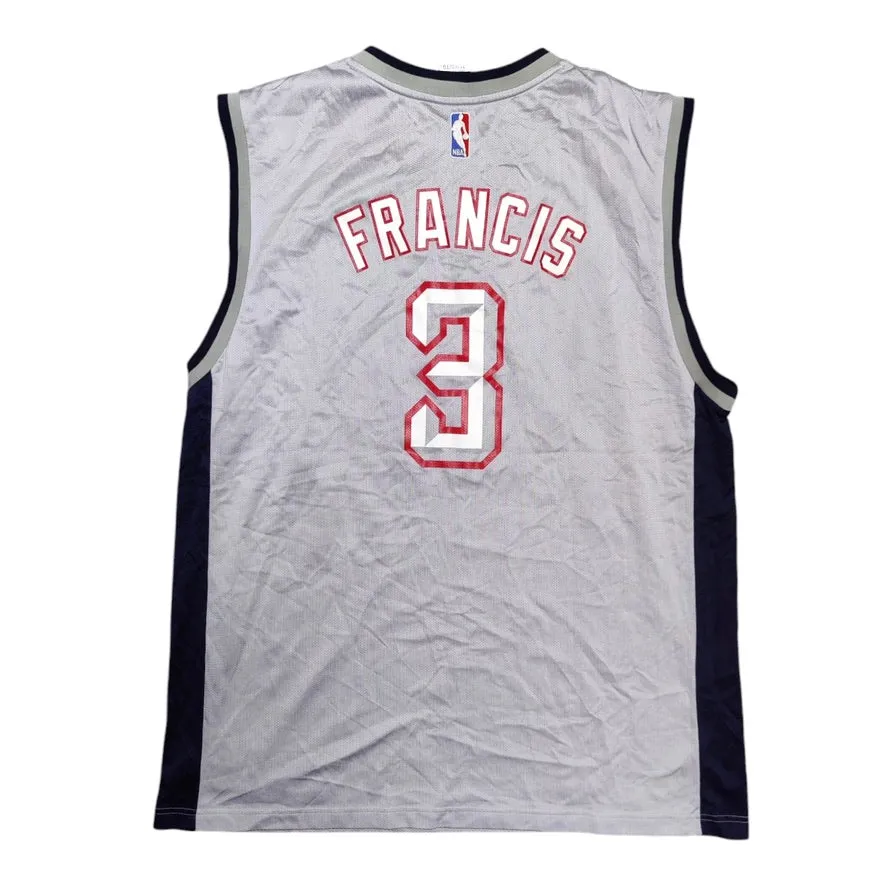 Reebok Huston Rockets Francis #3 Grey Basketball Jersey