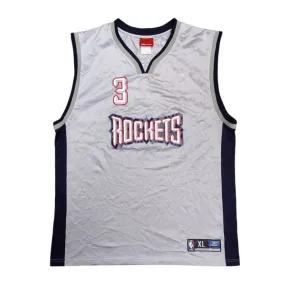 Reebok Huston Rockets Francis #3 Grey Basketball Jersey