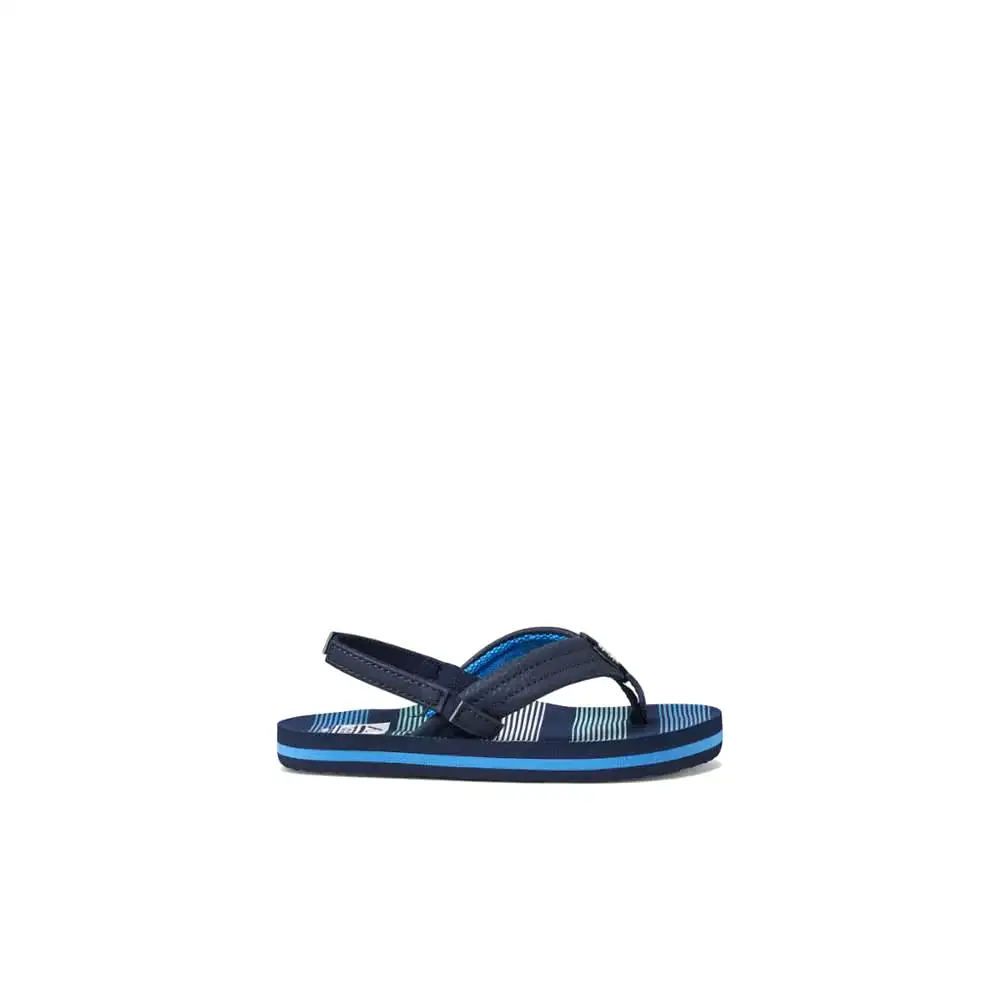 Reef Deep Sea Stripes Ahi Children's Sandal