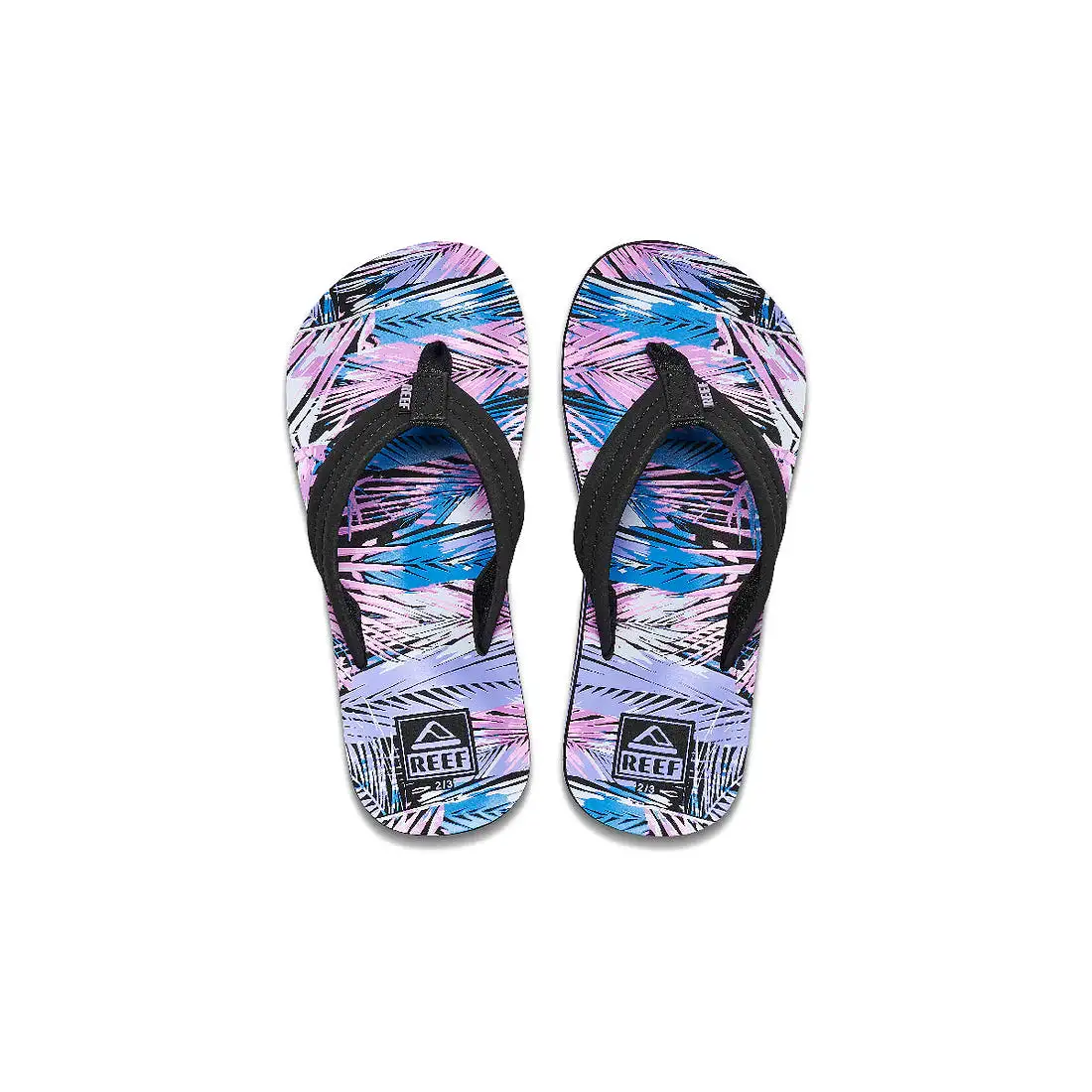 Reef Palm Fronds Ahi Children's Sandal