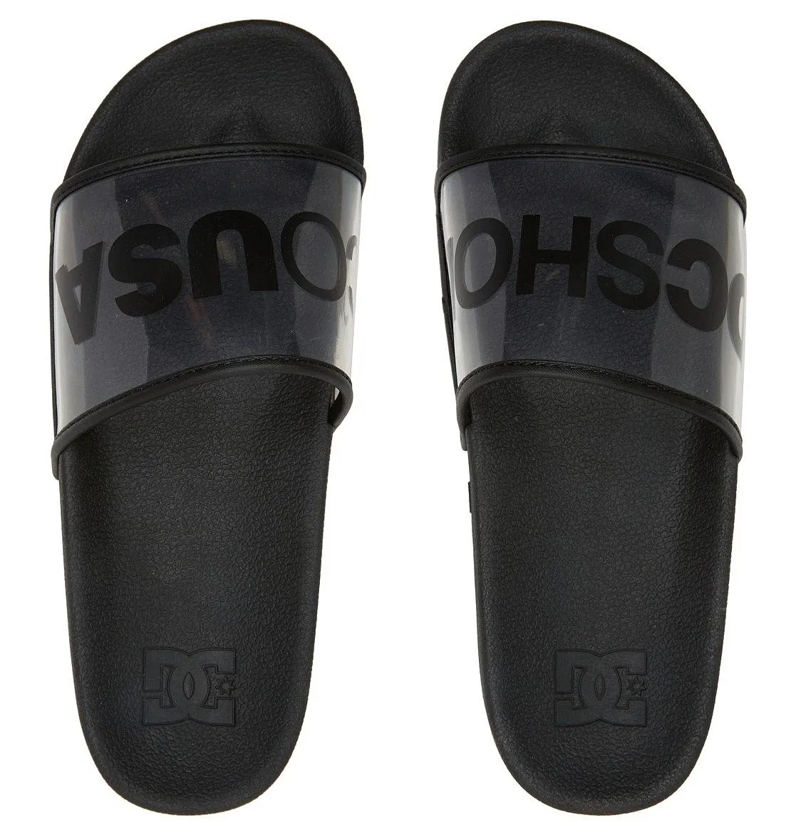 shoes DC DC Slide Platform SE - BB2/Black/Black - women´s