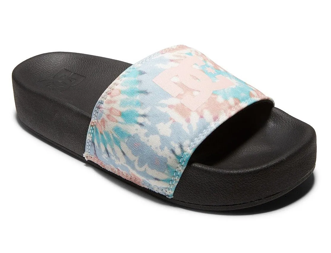 shoes DC DC Slide Platform SE - BWP/Black/White Print - women´s