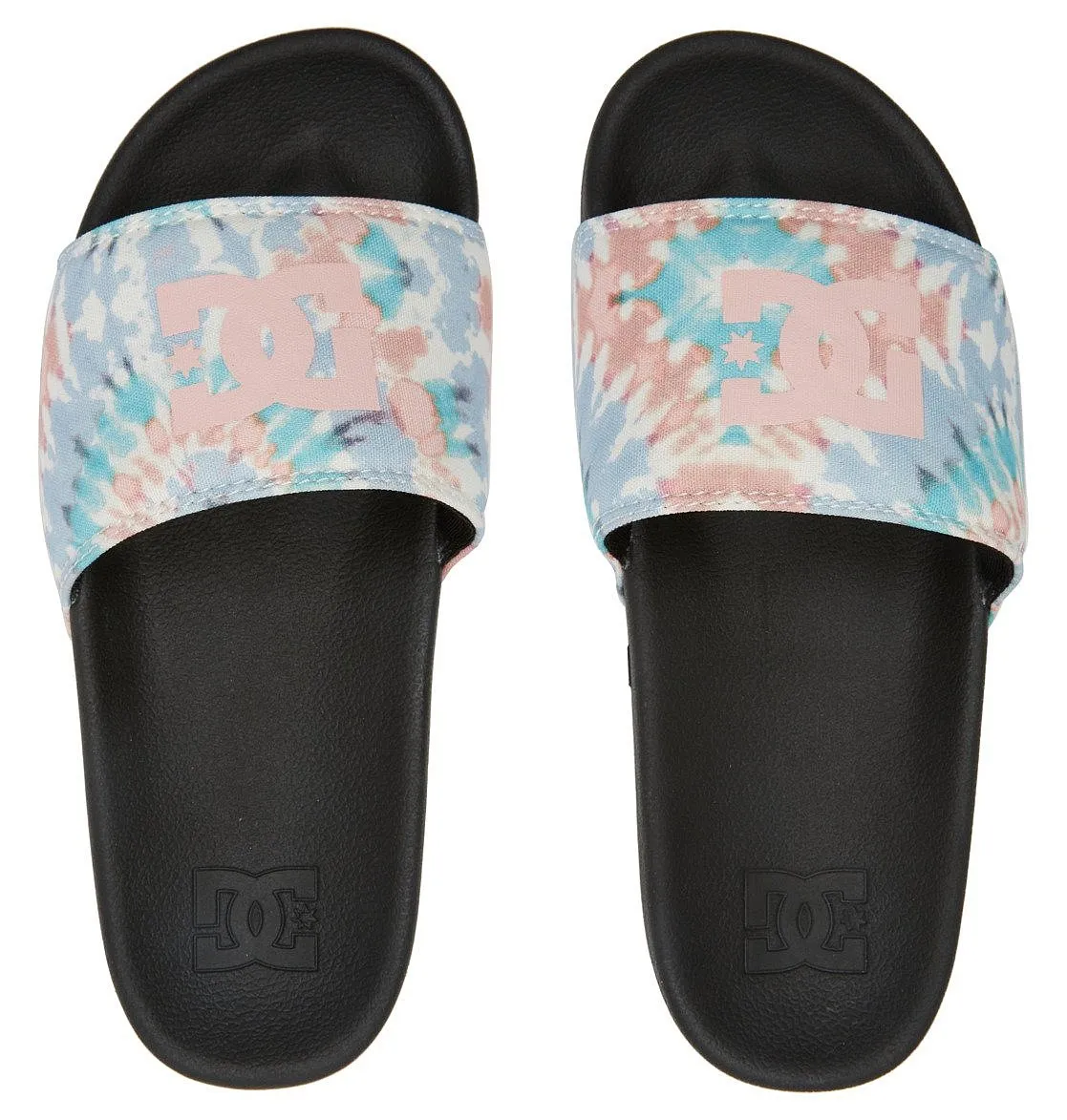 shoes DC DC Slide Platform SE - BWP/Black/White Print - women´s