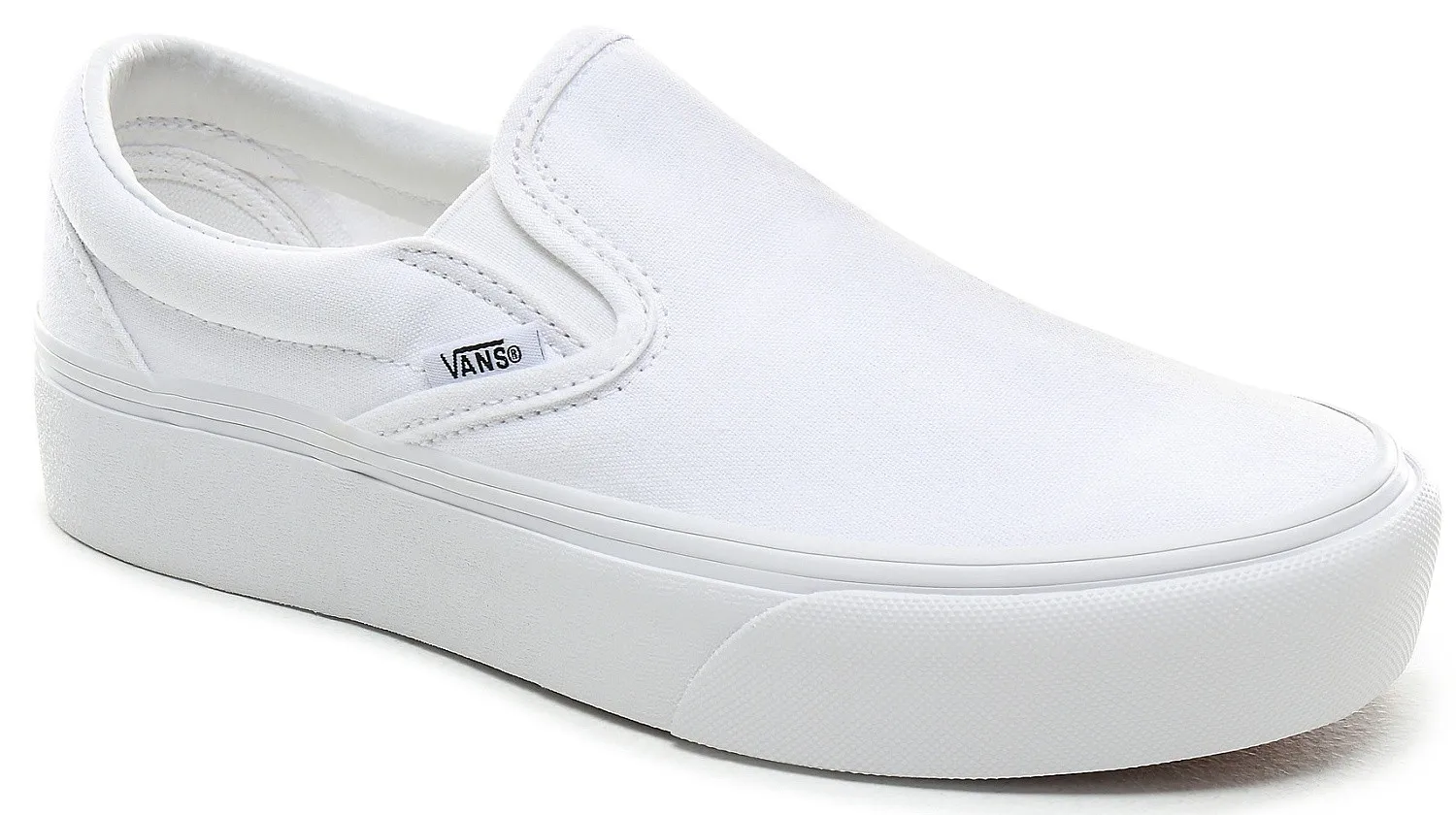 shoes Vans Classic Slip-On Platform - True White