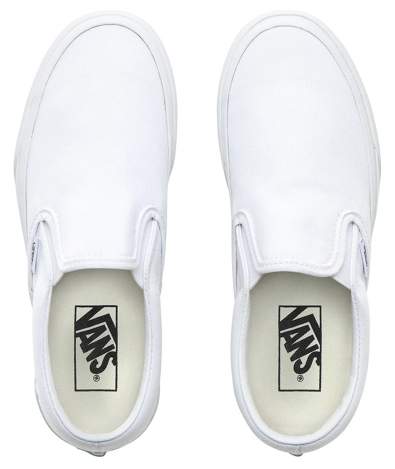 shoes Vans Classic Slip-On Platform - True White