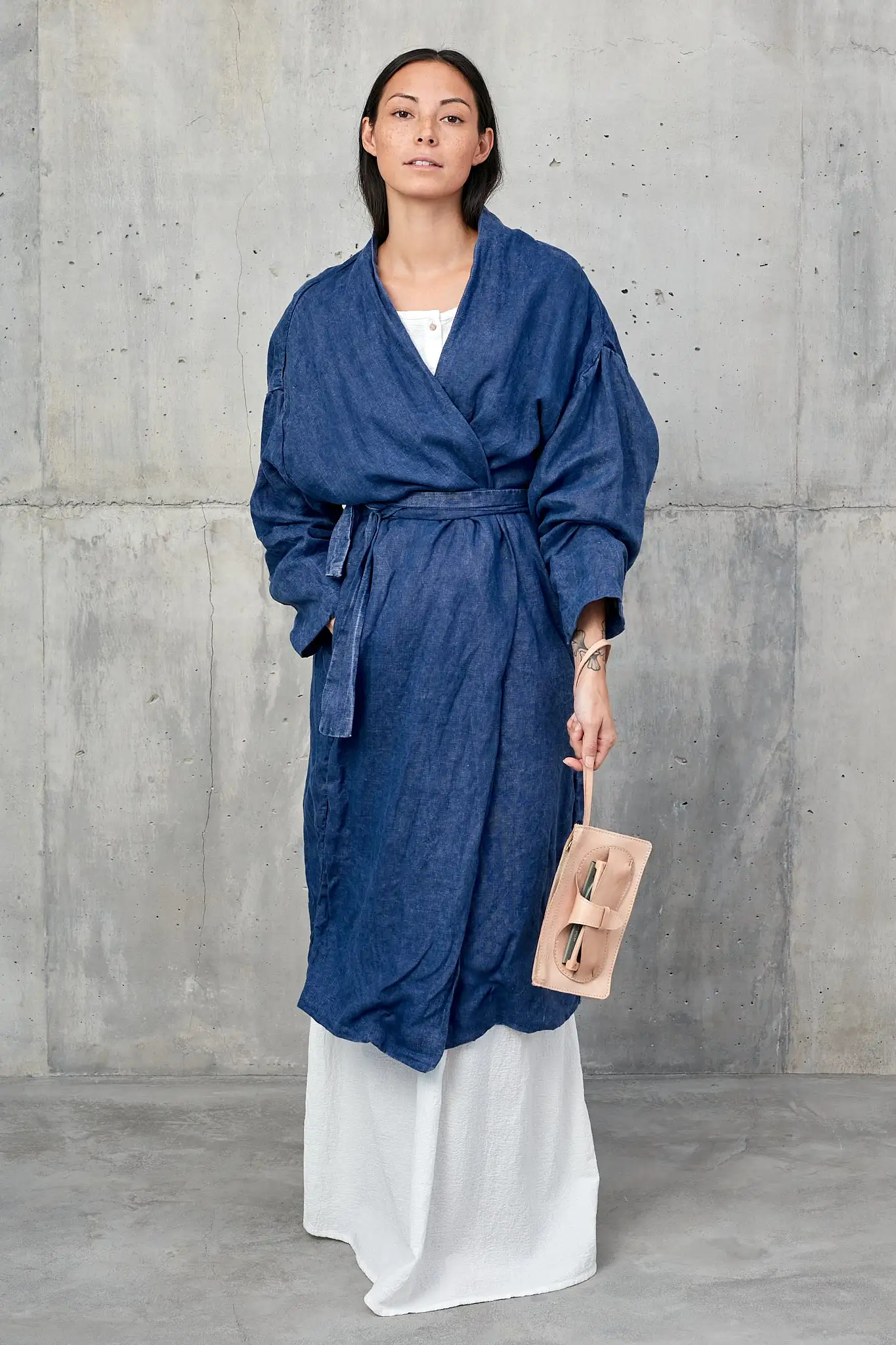 SIANG  [ noon ] - KIMONO unisex handmade 100% LINEN