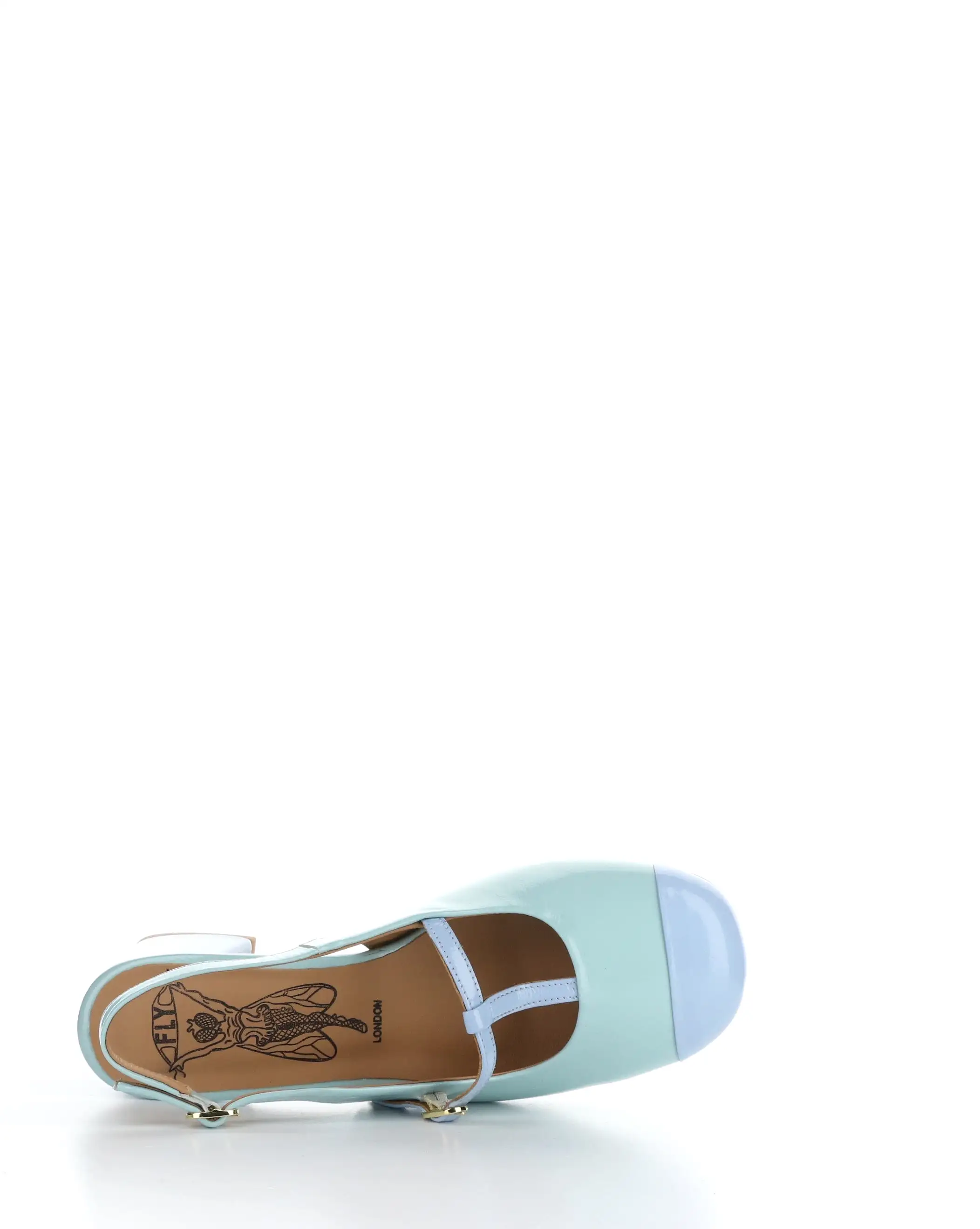 SOLN083FLY 000 SKY BLUE/SPEARMINT Round Toe Shoes