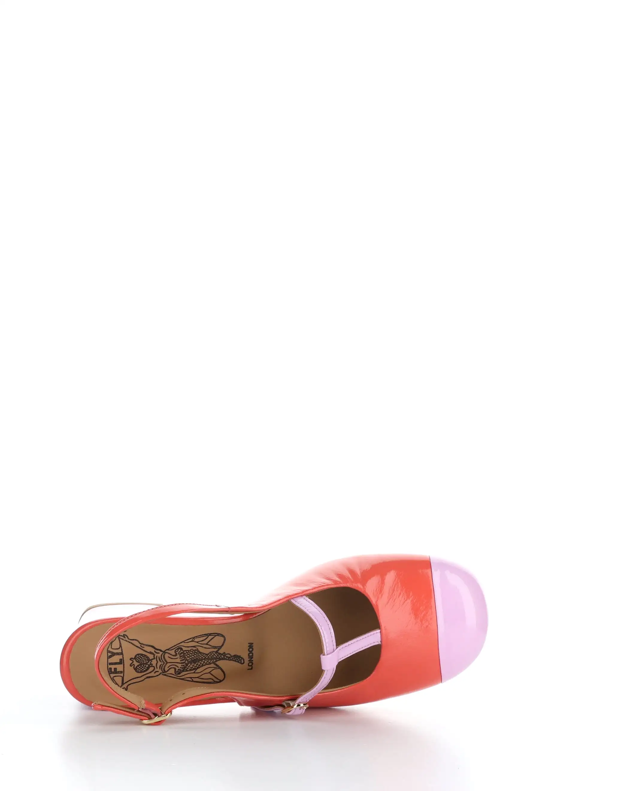 SOLN083FLY 001 PINK/SCARLET Round Toe Shoes