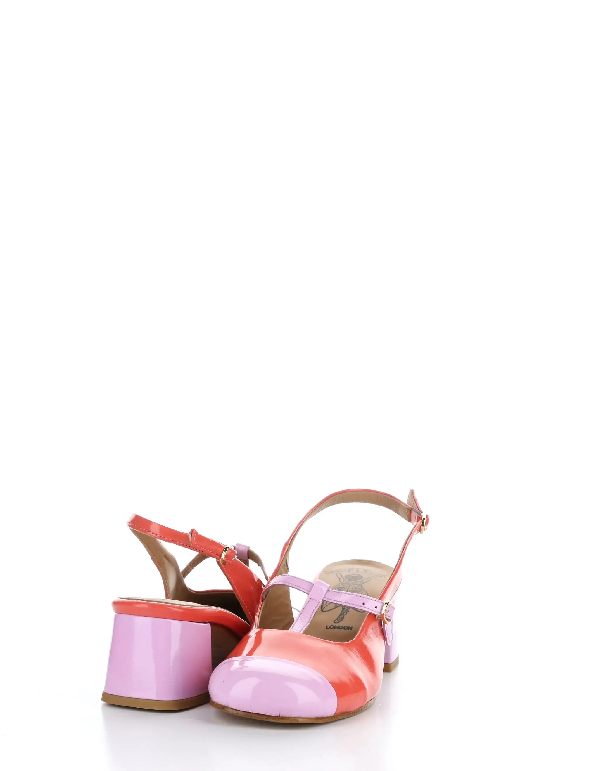 SOLN083FLY 001 PINK/SCARLET Round Toe Shoes