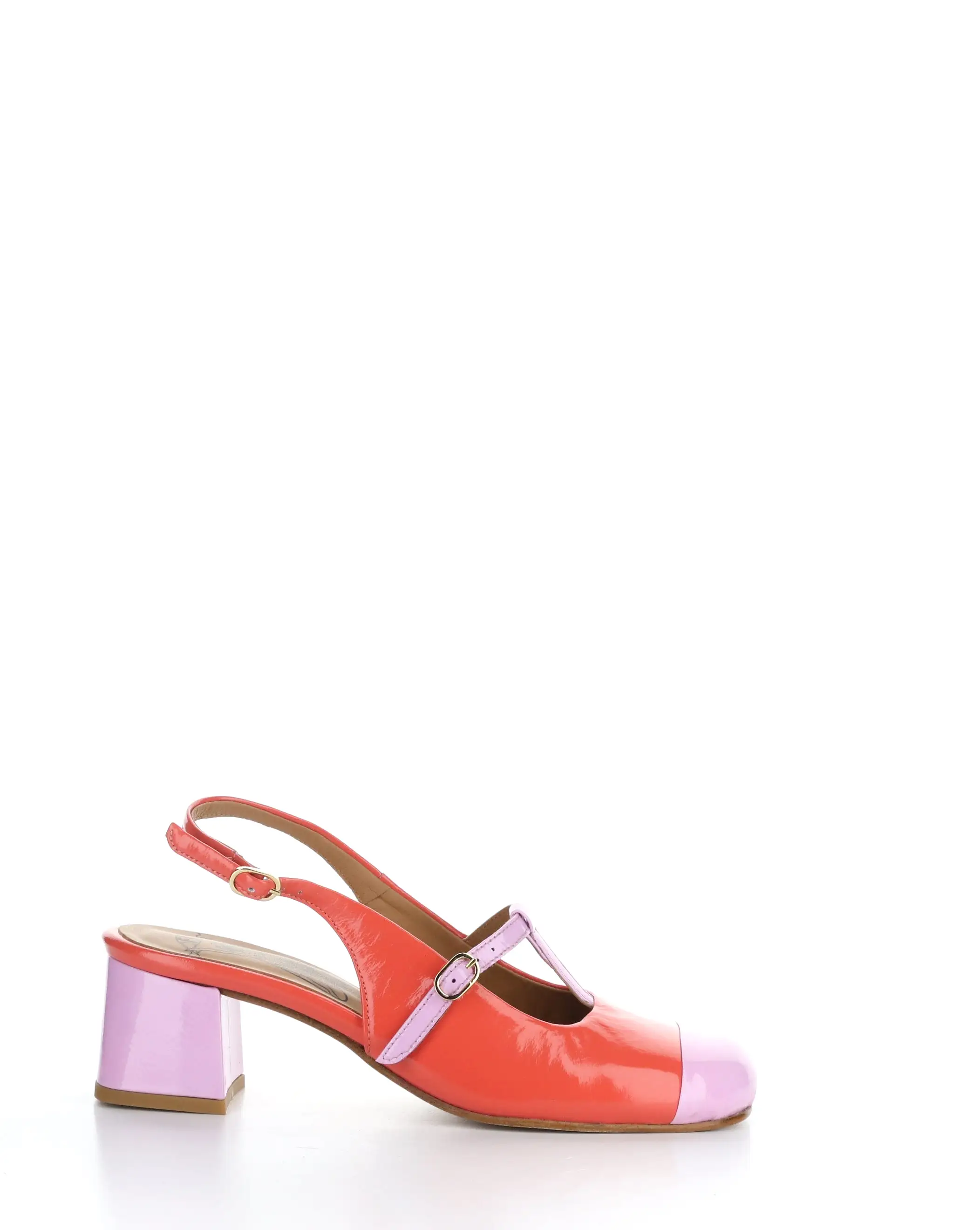 SOLN083FLY 001 PINK/SCARLET Round Toe Shoes