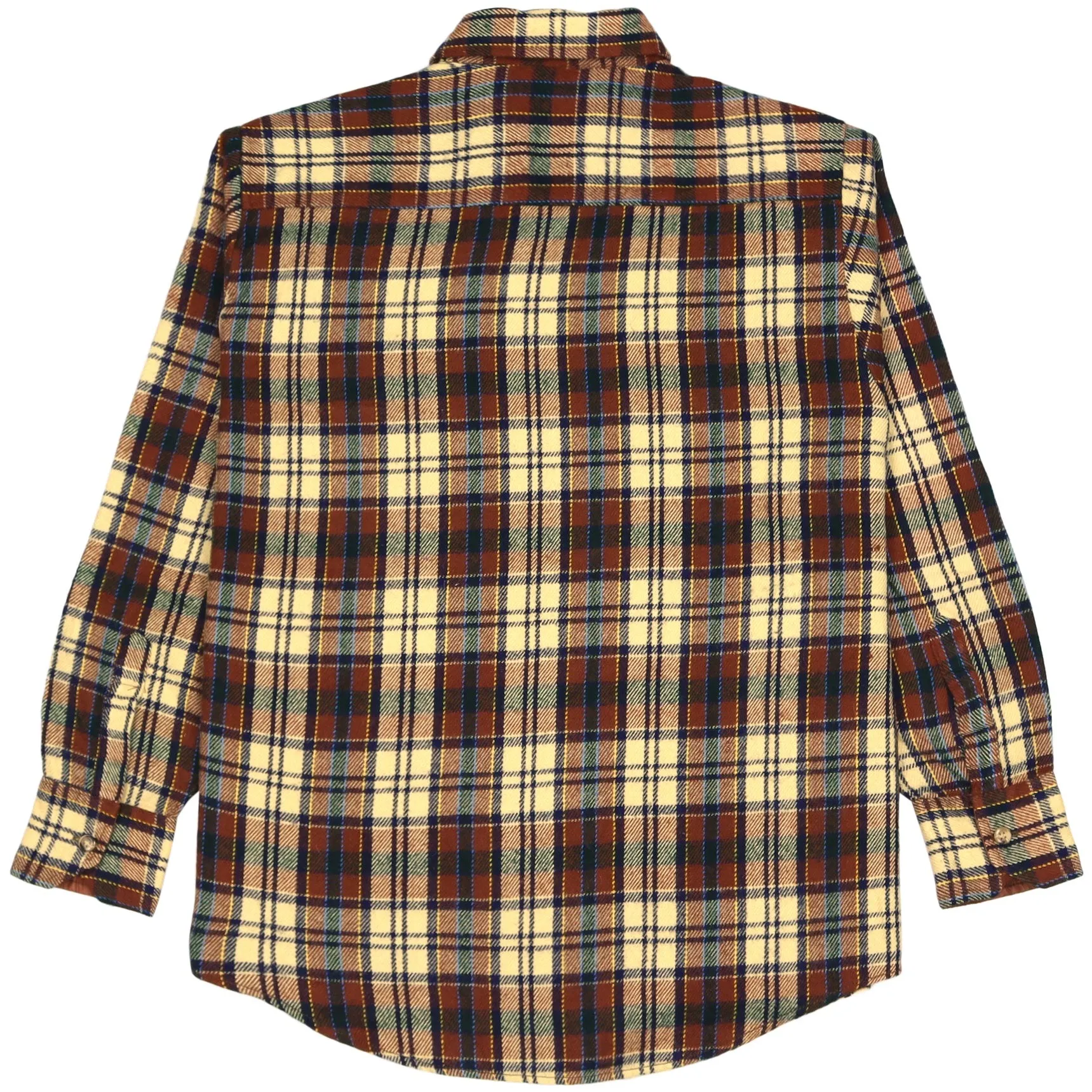 Sportswear Vintage Checked Flannel Shirt Beige Black