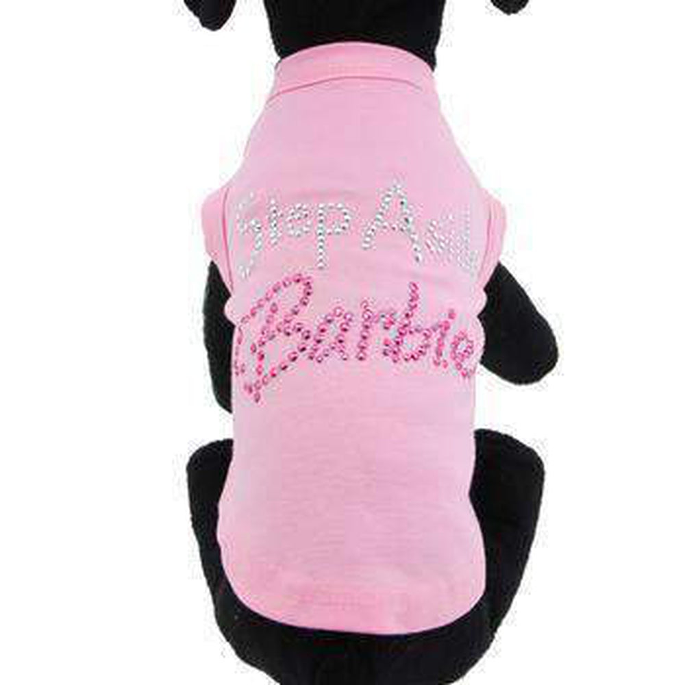 Step Aside Barbie Dog T-Shirt - Light Pink