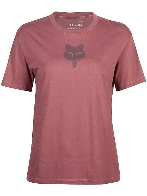 T-Shirt Fox Head - Cordovan - women´s