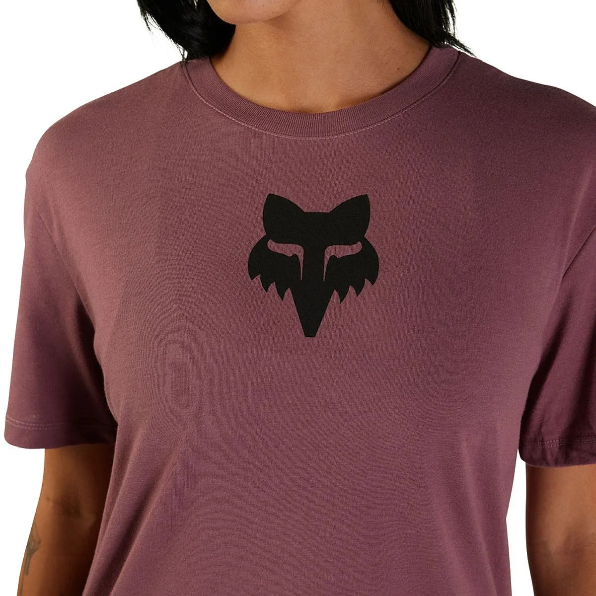 T-Shirt Fox Head - Cordovan - women´s