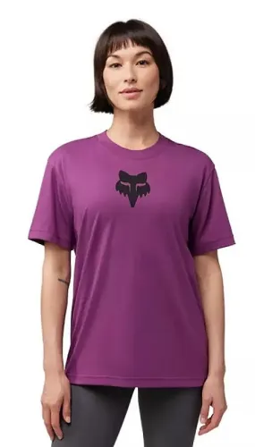 T-Shirt Fox Head - Sangria - women´s