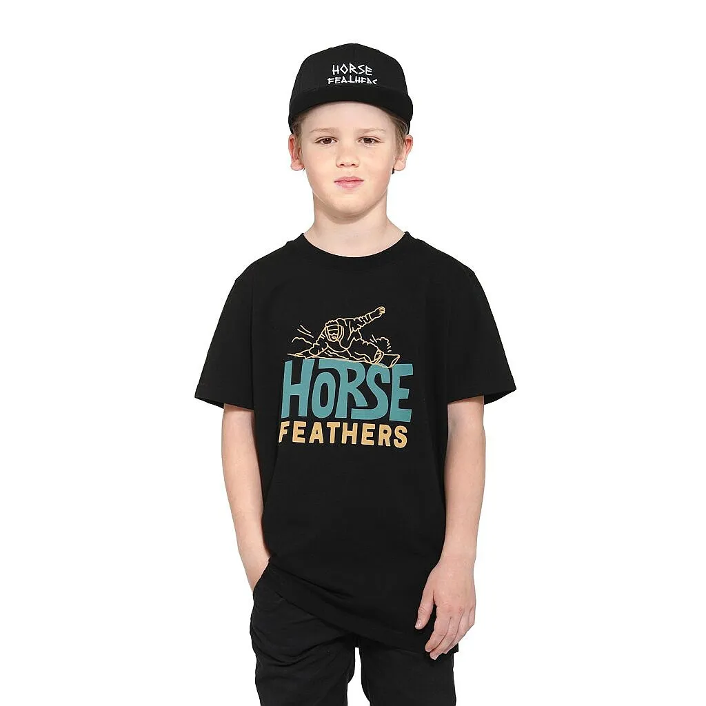 T-Shirt Horsefeathers Joyride - Black - unisex junior