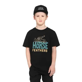 T-Shirt Horsefeathers Joyride - Black - unisex junior