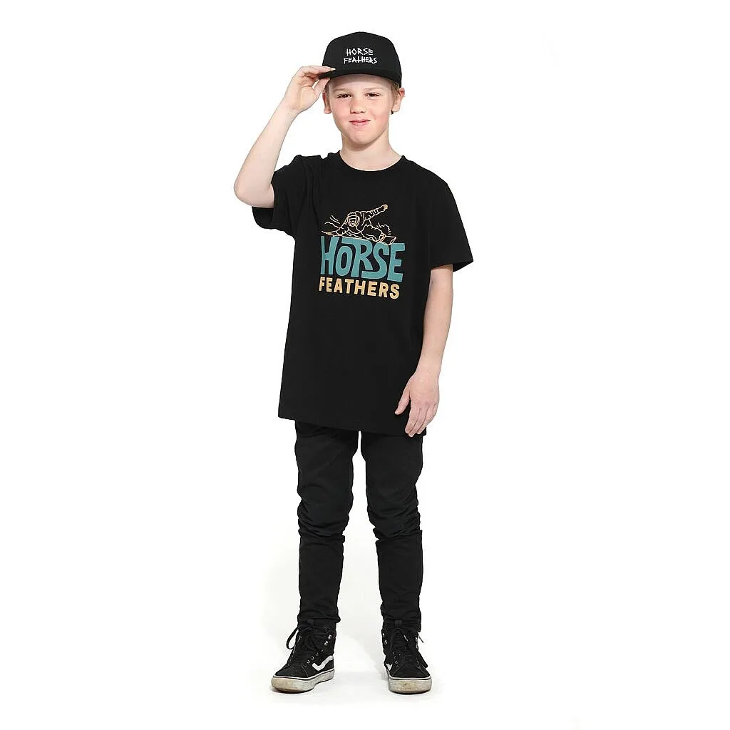 T-Shirt Horsefeathers Joyride - Black - unisex junior