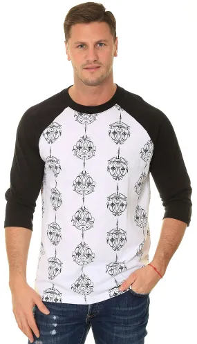 T-Shirt RVCA Mister Cartoon Smile Now - Black/White - men´s