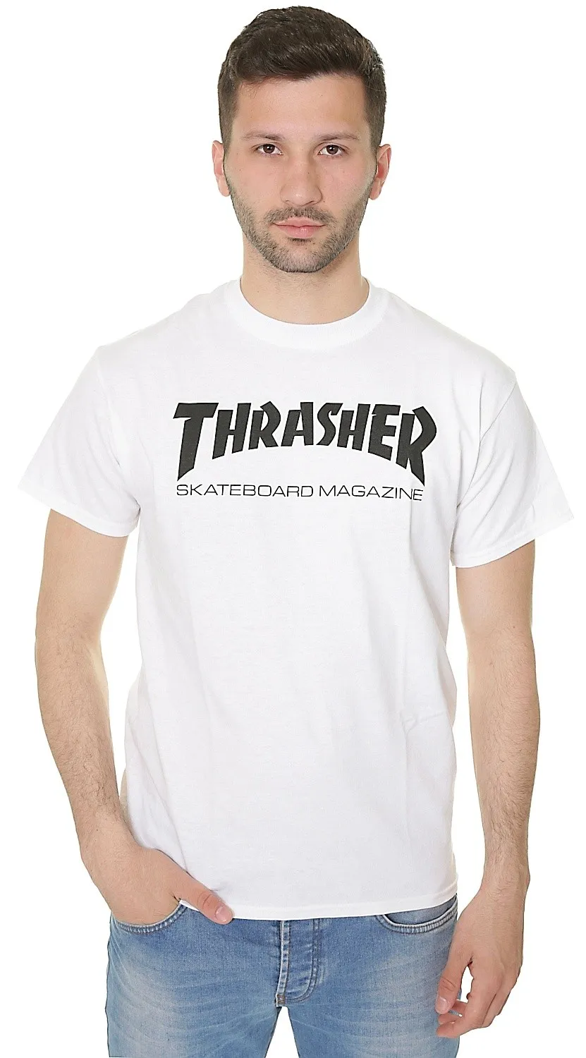 T-shirt Thrasher Skate Mag - White