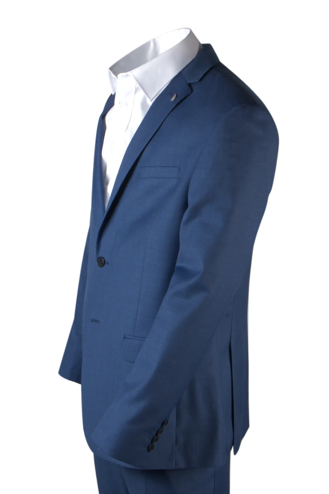 Ted Baker Forbe Slim Suit Mid Blue