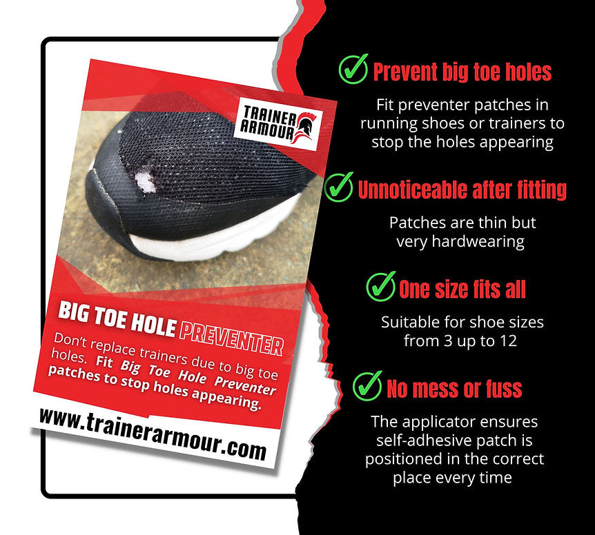 Trainer Armour Big Toe Hole Protector