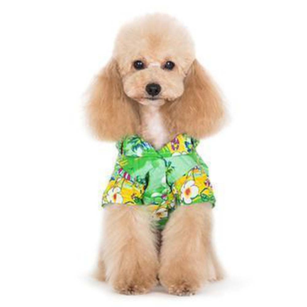 Tropical Island Dog Shirt by Dogo - Green