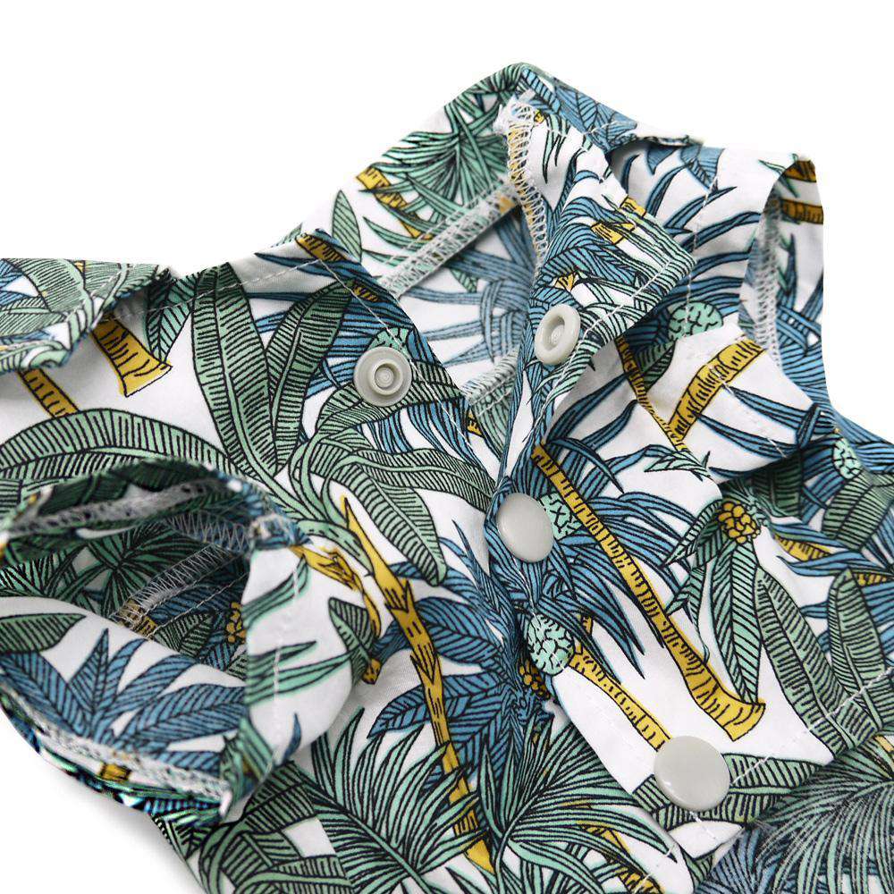 Tropical Leaf Dog Shirt