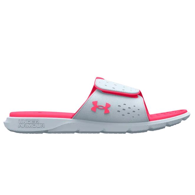 Under Armour Halogen Blue/Pink Shock Ignite 7 Slide