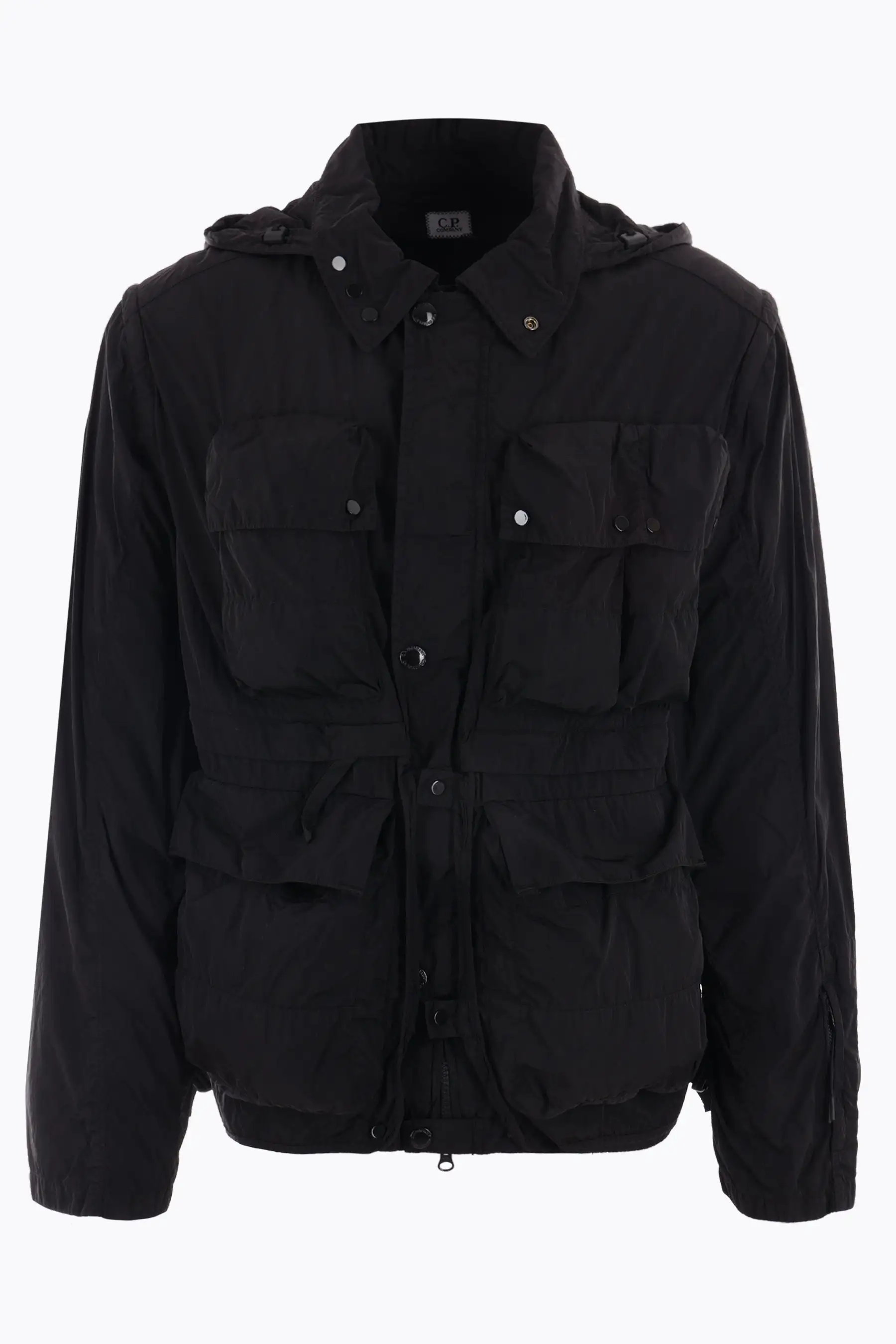 Utility jacket in Chrome R technical fabric