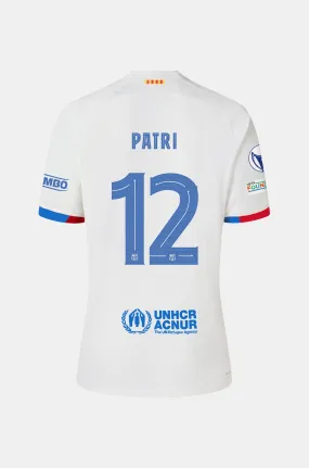 UWCL FC Barcelona away shirt 23/24 – Junior  - PATRI